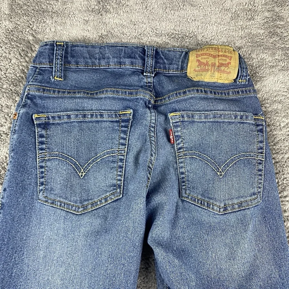 Levis 511 Jeans Youth‎ 12 Reg 26x27* Blue Slim Flex Stretch Denim